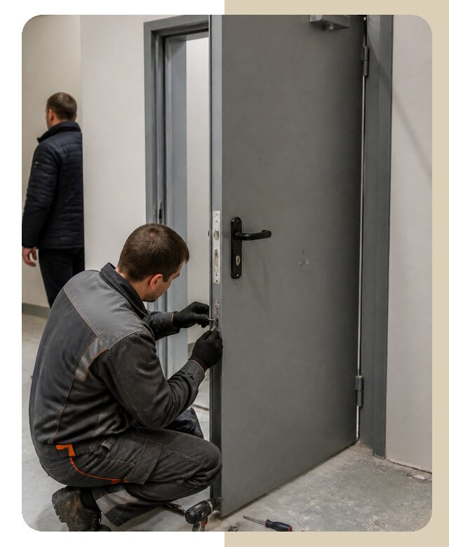 Ремонт противопожарной двери в Рославле по цене 6679 р. | ДвериЛегко-Рлв